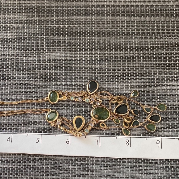 🎊3/$10🎊Artificial Gems Boho Statement Necklace - Picture 6 of 7